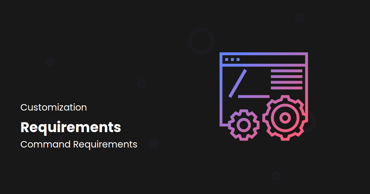 TriumphTeam | Triumph CMDs - Requirements